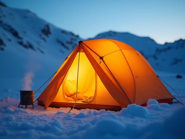 High-altitude expedition tent